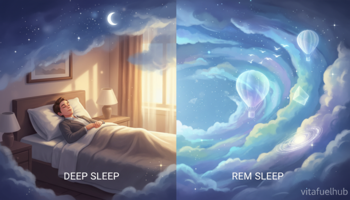 REM sleep vs deep sleep